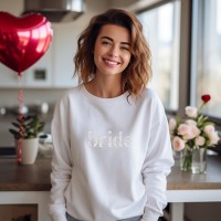 bride flower sweater