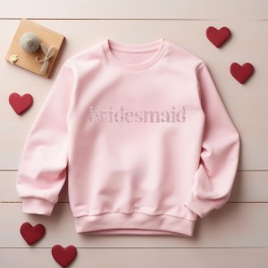 bridesmaid flower sweater