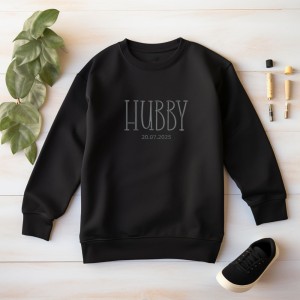 HUBBY with date Sweater