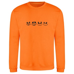 Pumpkin Faces Sweater