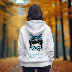 Messy Hair Don't Care Hoodie