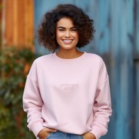 professional yapper sweater - Baby Pink